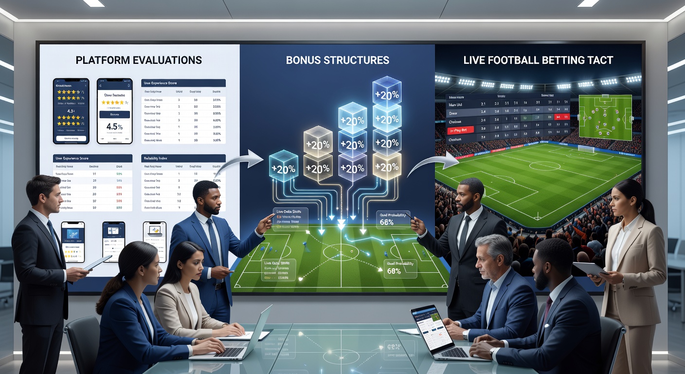 Live football betting interface showing real-time odds and active bonus balance indicators