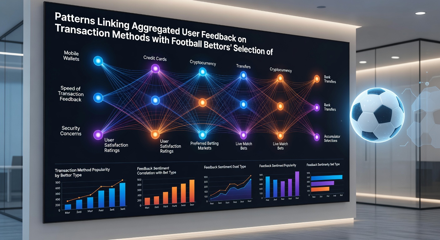 Illustration of correlations between payment feedback and live betting tool choices across platforms